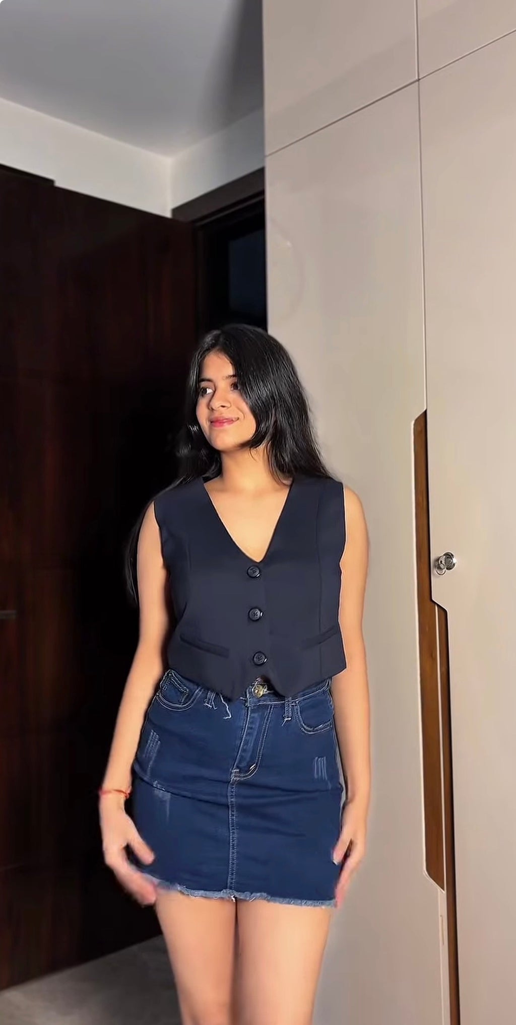 Maison Navy Vest