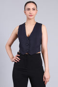 Maison Navy Vest